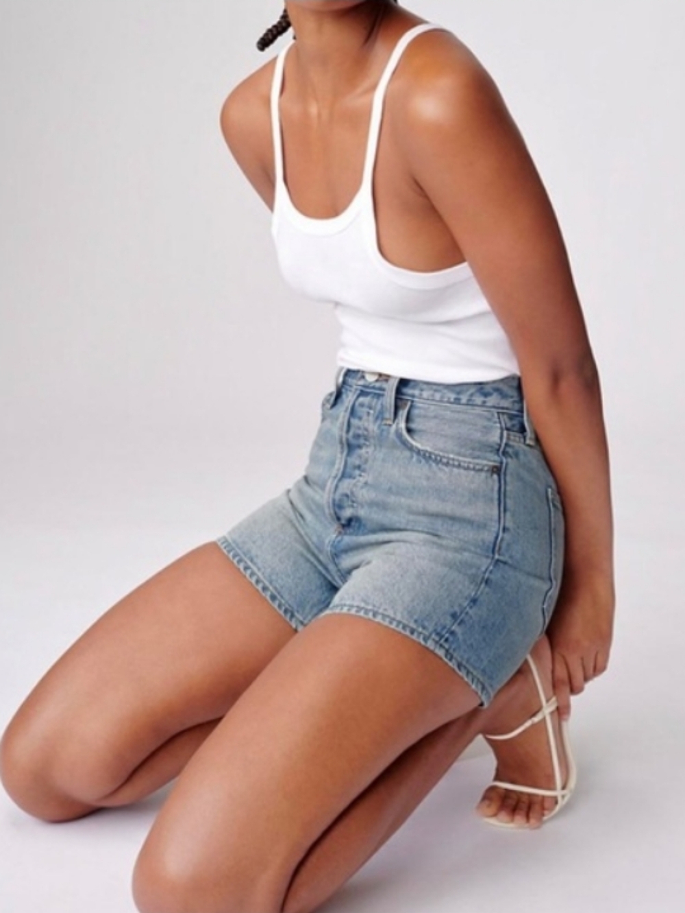 Denim Forum Joni Mid Thigh Short